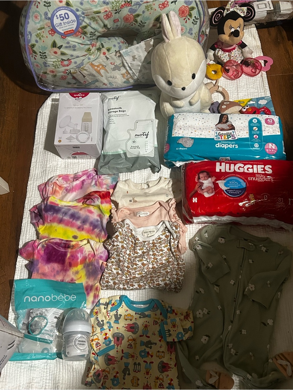 Boppy nursing pillow &Baby Essentials Bundle Baby Clothing